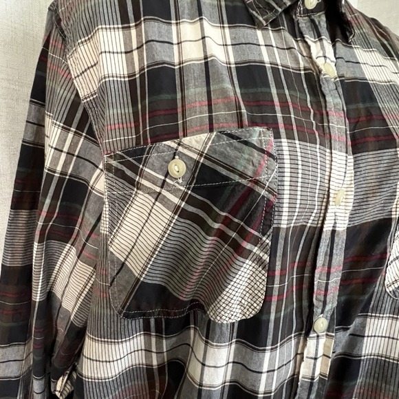 RALPH LAUREN DENIM & SUPPLY BROWN PLAID MEN'S SHIRT XXL Button Up. - Picture 8 of 15